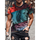thumbnail image 2 of Camiseta informal con estampado 3D para hombre, ropa cómoda de hip hop, verano 2024, 2 of 5