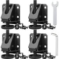thumbnail image 1 of shiyou-Leveling Feet Heavy Duty Furniture Levelers Adjustable Table Leg Leveler w/Lock Nuts for Furniture,Table, Cabinets, Workbench,Shelving Units and More,Black, 1 of 4