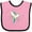 Pink and Black, variant on Inktastic Hummingbird Paint Splatter Boys or Girls Baby Bib