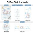 thumbnail image 2 of KAINSY Custom Crib Bedding Set for Nursery,5 Pcs Personalized Baby Crib Sets with Name for Toddler Kids,Baby Bedding Crib Sets for Girls Boys,Baby Bedding Set Infants & Newborns Gifts(Fixed Size), 2 of 7
