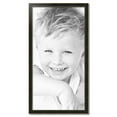 thumbnail image 2 of ArtToFrames 23" x 45" Honors Black with Gold Picture Frame, 23x45 inch Black Wood Poster Frame (WOM-5158), 2 of 7