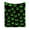 Black&Green, variant on Shaped Giant Pumpkin Throw Blanket, Creative Orange Soft Flannel Fleece Novelty Decor, Cute Halloween Holiday Home Blanket for Couch Sofa Bed, 60x60in