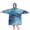 Blue Marble Gold, variant on Blue Marble Gold Line Pattern Wearable Oversized Blanket,Wearable Blanket Hoodie for Adults,Cozy Hooded Blankets with Super Pockets,Super Warm Fuzzy Pullover for Women & Men
