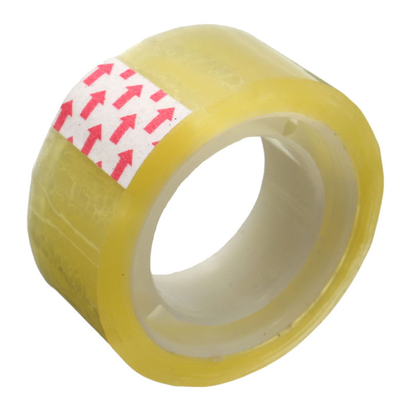 New Premium Easy Tear Clear Sellotape 19mm x 33m Sticky Packaging Tape Rolls 
