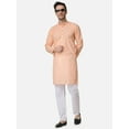 thumbnail image 6 of Indian Bollywood Style Designer Mens Cotton Chikankari Kurta Pajama Set, 6 of 7