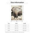 thumbnail image 2 of Highland Cow Throw Blanket for Stylish Warm Winter Cabin Ultra-Soft Micro Fleece Blanket, Premium Microfiber, Silky Soft, Plush, Warm and Lightweight for Couch, Sofa, Bed - 50"X40", 2 of 5