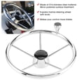 thumbnail image 1 of Steering Wheel Replacement, Boat Supplies Boat Steering Wheel 13.5In  For Marine Boat For Boat, 1 of 8