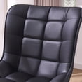thumbnail image 6 of Kidol & Shellder Soft Dining Chair PU Upholstered High Back Side Chairs, Black, 6 of 8