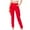 Red, variant on Ichuanyi Womens Pants , Women's High Waist Slim Fit Jogger Cargo Camouflage Pants for With Matching Belt