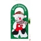 thumbnail image 2 of Decoraciones para perchas de puerta navideñas - Adorno mono de muñeco de nieve de una pieza para el pomo de puerta interior, 2 of 5