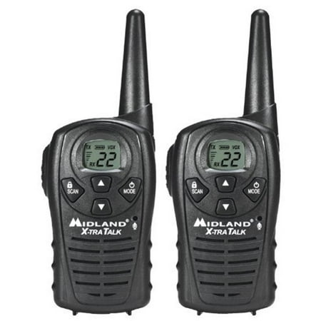 Midland Headset Two Way Radios - Midland GMRS 2-Way Radio with 22 Channels, LXT118