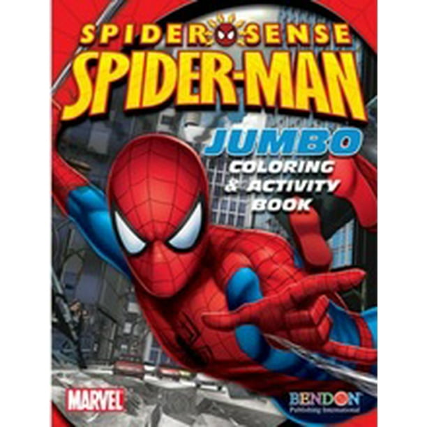 Spiderman Jumbo 96 pg. Coloring and Activity Book Web