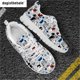 thumbnail image 1 of Zapatos casuales Doginthehole para mujer, zapatos planos antideslizantes, zapatos para correr con cordones y estampado de mascotas, zapatos de moda para caminar, 1 of 6