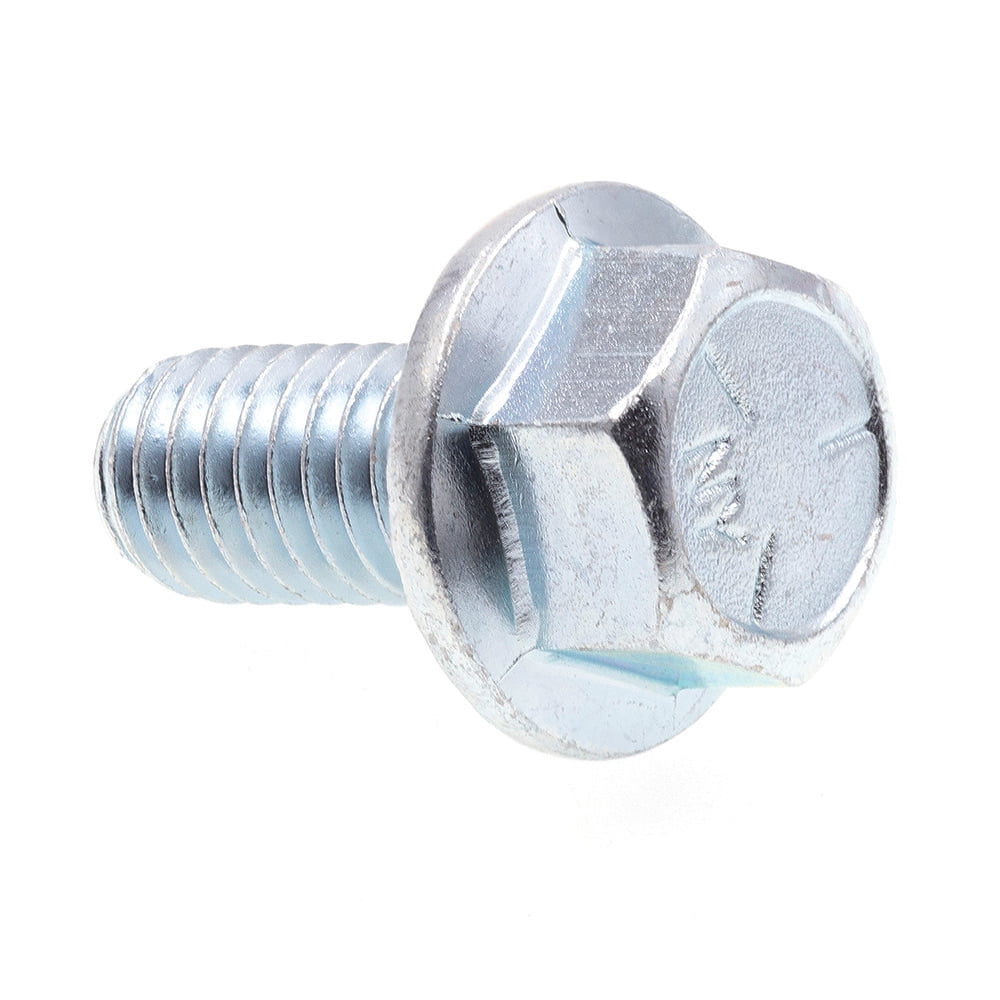 Serrated Flange Bolts, 3/8 in.16 X 3/4 in., Zinc Plated Case Hardened