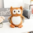 thumbnail image 2 of Partheme Novelty Toys 3 Counts Novel And Cute Owl Doll Dolls Men And Women Holiday Toys Gifts Brown Gold Gray, 2 of 3