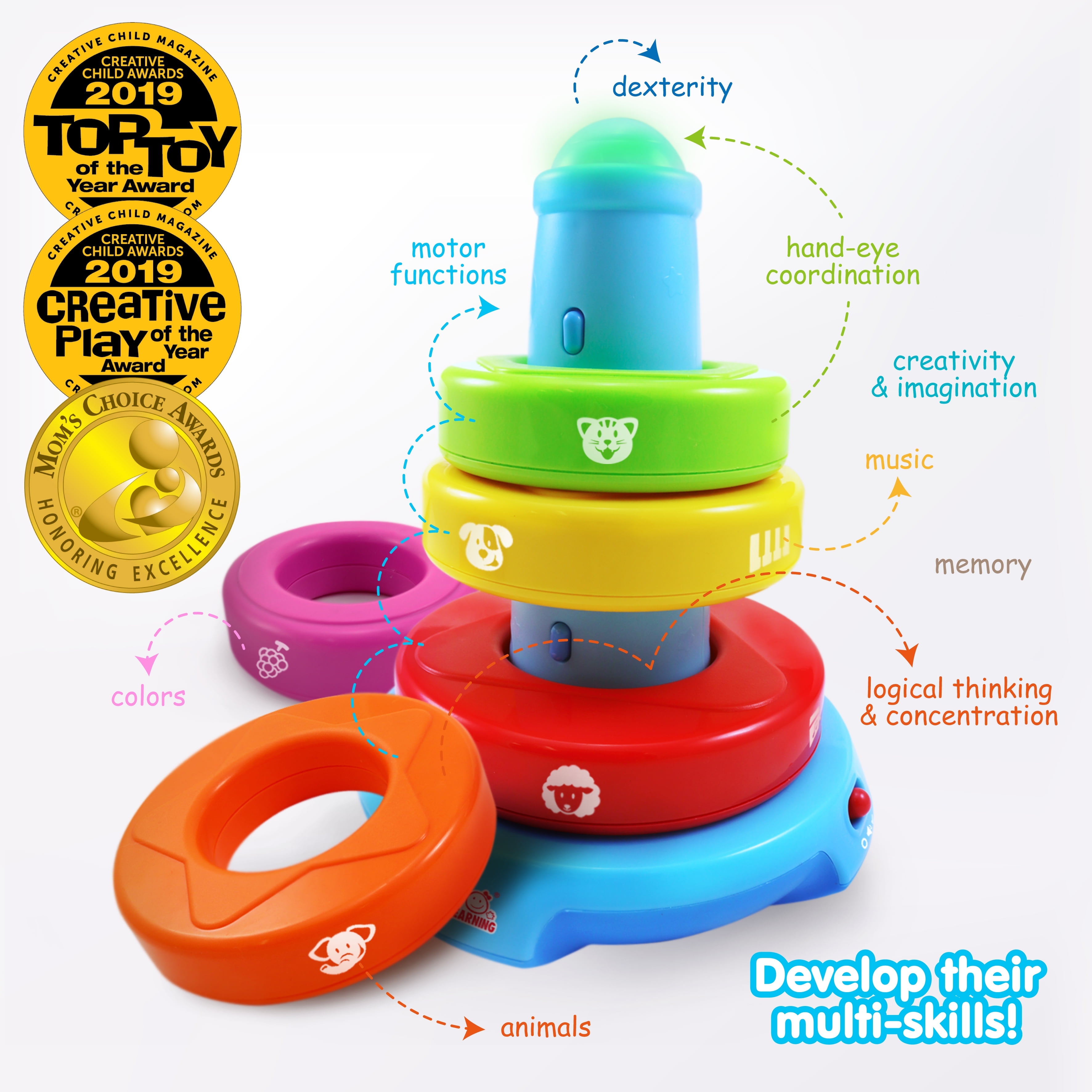 Excellerations giant plush stacking ring sales