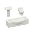 thumbnail image 2 of Ducha para muñecas,bañera y lavabo,Casa de juguete con lavabo y bañera,modelo de inodoro,accesorios,Mini casa de muñecas,modelo de baño,juguete educativo,Inodoro de simulación en, 2 of 8