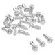 thumbnail image 5 of Hytrove 20Ud Tornillos Para Puertas Con Anclajes Para Pared Hueca Uso En Hogar Plata, 5 of 8