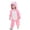 Pink, variant on Fesfesfes Newborn Baby Overall Boys Girls Animal Romper Long Sleeve Hooded Jumpsuit Fall Cute Outfit Flannel Clothes