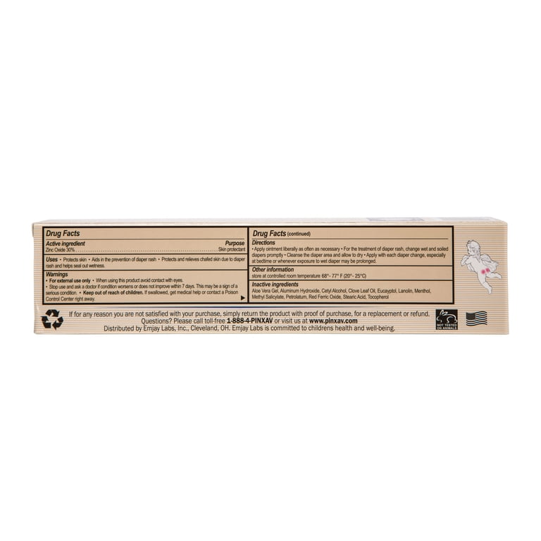 Pinxav Diaper Rash Ointment with Natural Anesthetics, 4 oz photo 5
