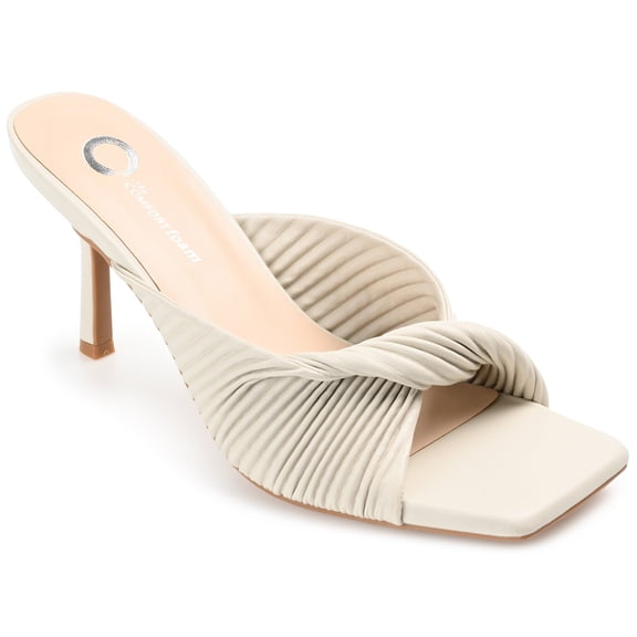 Journee Womens Greer Open Toe High Stiletto Sandals