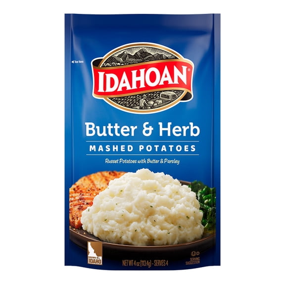 Puré de papa Idahoan Butter and Herb con especias 113.4 g