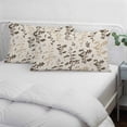 thumbnail image 4 of Brown Beige Botanical Throw Pillow Covers, Rustic Country Spring Floral Summer Leaf Soft Breathable Pillow Cases with Invisible Zipper, Small Pillowcases for Couch Bed Sofa Chair 16x24 Inches, 4 of 9