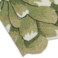 thumbnail image 2 of Liora Manne Frontporch Mum Indoor Outdoor Rug Green 80% Polyester Weather Resistant, 2 of 5