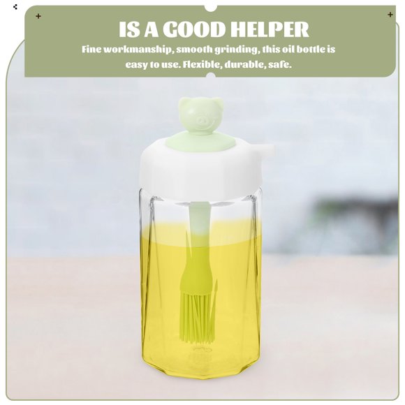 UPGRATOR Pincel De Silicona Con De Aceite Verde Ideal Para Aderezar Y En Cocina