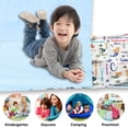 thumbnail image 3 of AOLOA Personalized Toddler Nap Mat for Daycare, Custom Name Kids Sleeping Bag with Pillow and Blanket for Preschool Kindergarten, Mermaid Design Nap Mats Easy Carry, 3 of 8