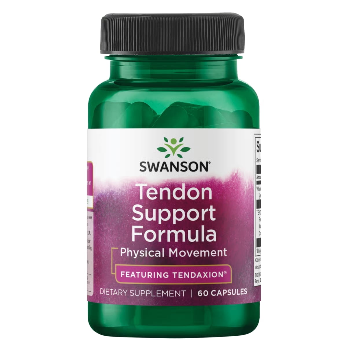 Swanson Tendaxion Joint Mobility Support Pills with Collagen for Strength and Tendons, 60 Capsules