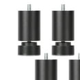 thumbnail image 6 of 4 Pieces M10 Thread Bed Frame Legs Alloy Sofa Legs for Cabinets Sofas Beds Black 10cm, 6 of 7
