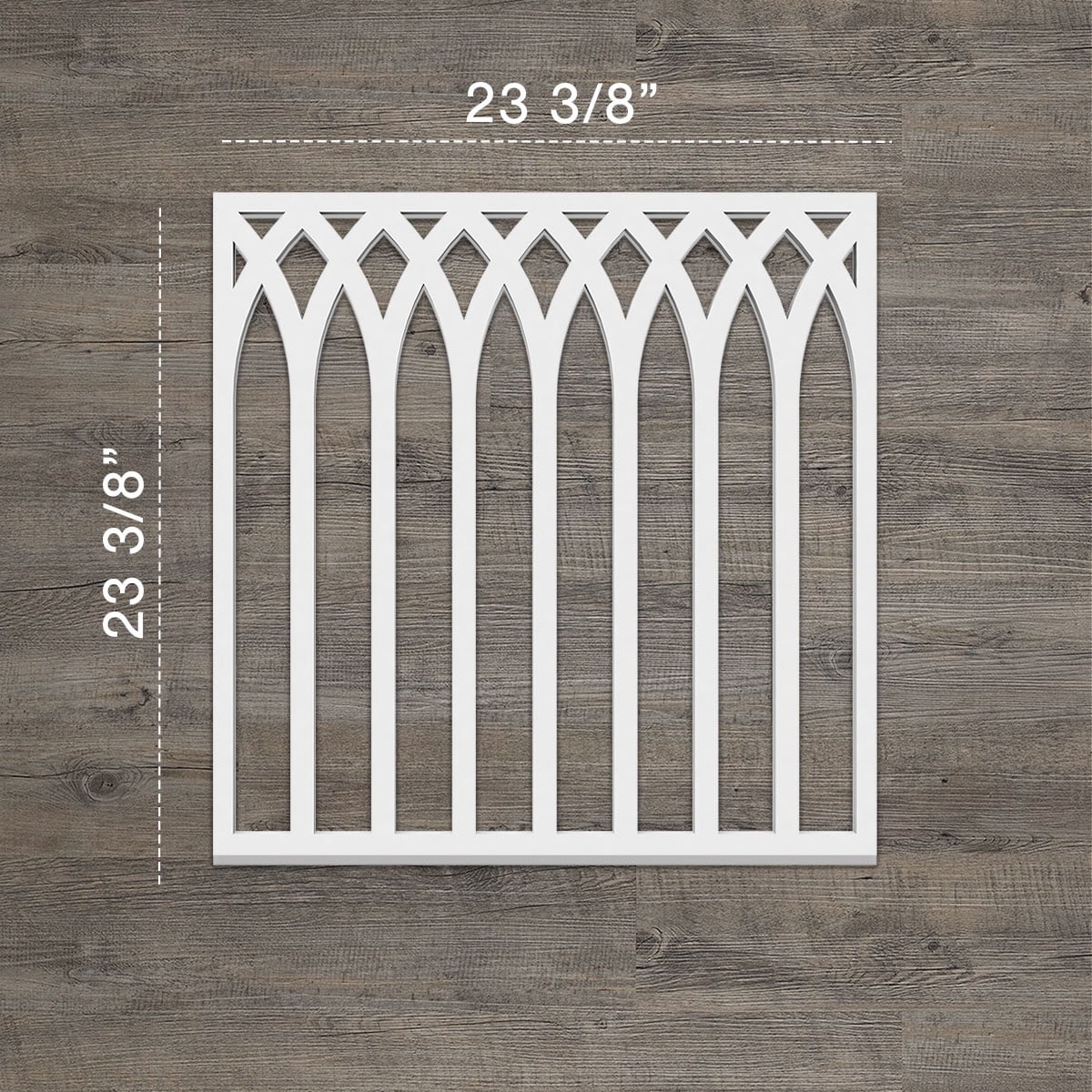 Large Cedar Park Decorative Fretwork Wall Panels in Architectural Grade PVC