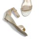 thumbnail image 3 of Sandalias de Cuña DREAM PAIRS Ingrid Doradas con Correa al Tobillo 4.5 cm, 3 of 7