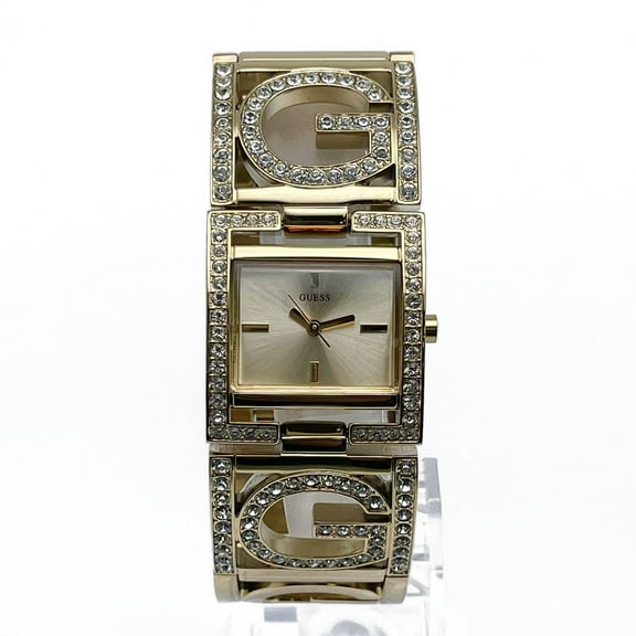 Pre-Owned Guess Women's U13530L1 Gold Tone Quartz Fashion Watch