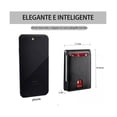 thumbnail image 3 of Cartera Minimalista Hombre Rfid Bloqueo Con Clip De Billetes Negro, 3 of 3