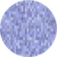 thumbnail image 1 of Ahgly Company Machine Washable Indoor Square Transitional Blue Angel Blue Area Rugs, 3' Square, 1 of 7