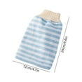 thumbnail image 3 of Exfoliating Bath Gloves for Men and Women Double-Sided Nylon Scrub Towel for Shower Sauna Back Cleaning 1-Pack, 3 of 6