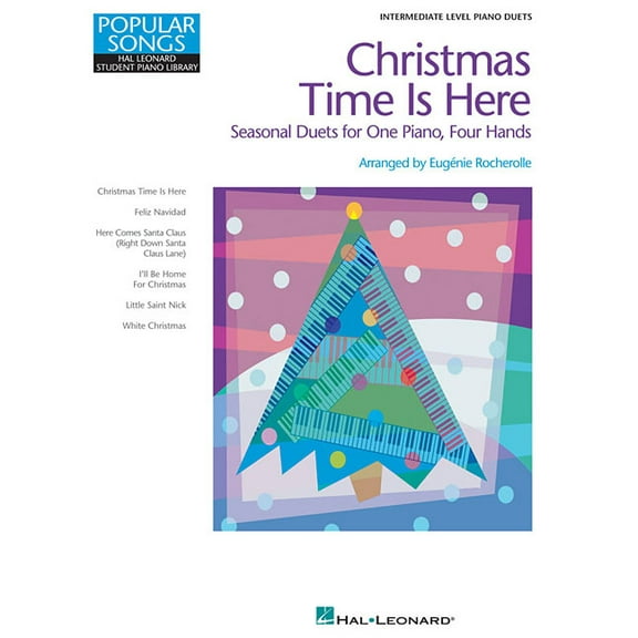 Hal Leonard Student Piano Library (Songb Christmas Time Is Here: Popular Songs Series 1 Piano, 4 Hands National Federation of Music Clubs 2024-2028 Selection, (Paperback)