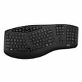 thumbnail image 2 of Adesso Truform Media 1600 WKB-1600CB 2.4GHz RF Wireless Ergonomic Keyboard and Optical Mouse , Multi-Media Keys and Adjustable DPI Mouse 5 Million Keystrokes Black, 2 of 6
