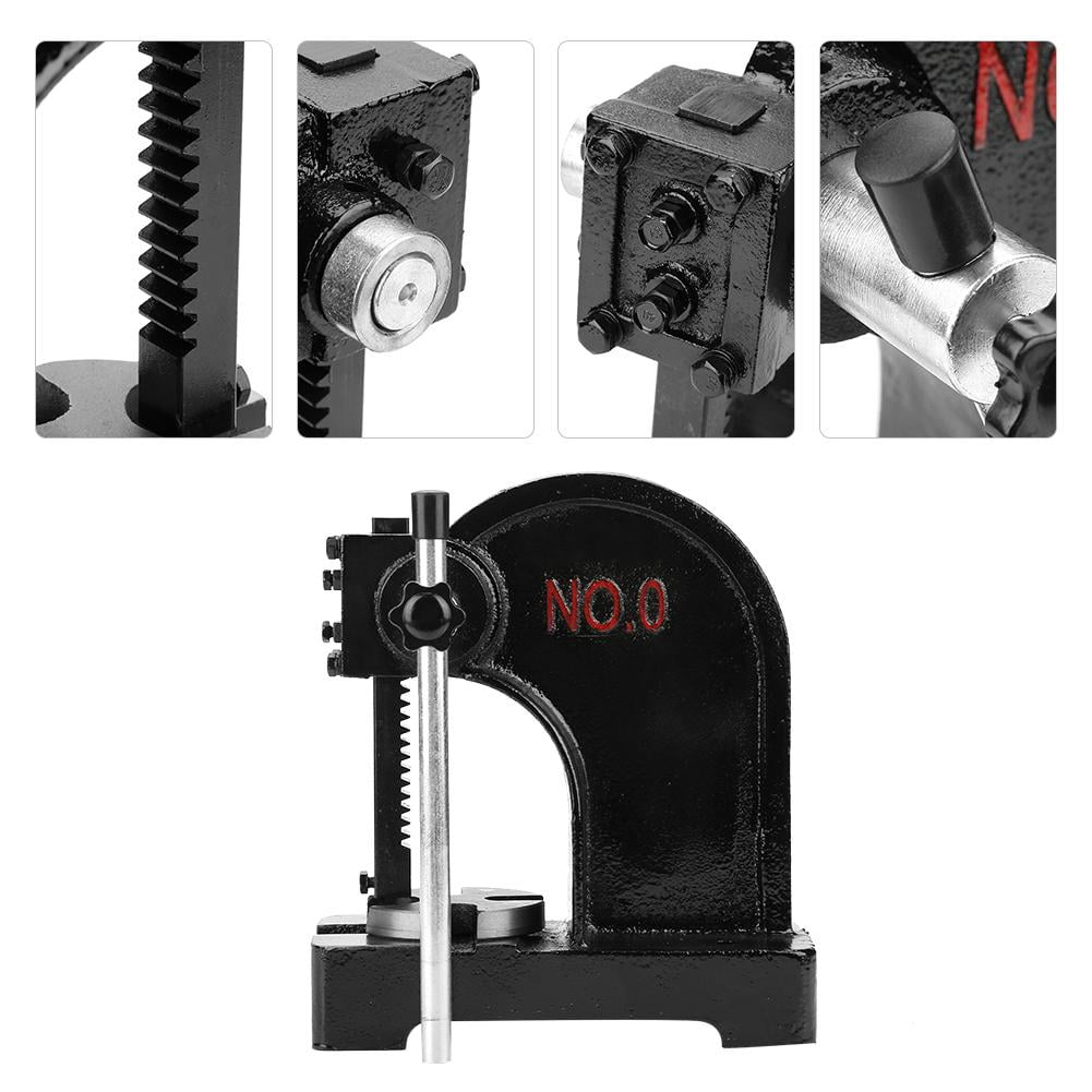 Power Tools Heavy Duty Arbor Press 104mm Rack Stroke 0.5T Manual Desktop Hand Punch Press