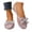 Pink, variant on HOWPAY Jelly Mesh Ballet Flats for Women Hollow out Closed Toe Slip on Sandals Casual Lightweight Summer Beach Clear Jelly Shoes Black 37