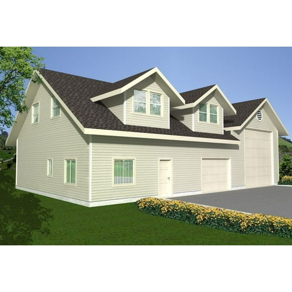 001-4050: Northwest Shop 0 Bed, 1 Bath Luxury Home Plan, 0 Sq Ft: Full Blueprints with License to Build by Home Plan Marketplace - Lesuto