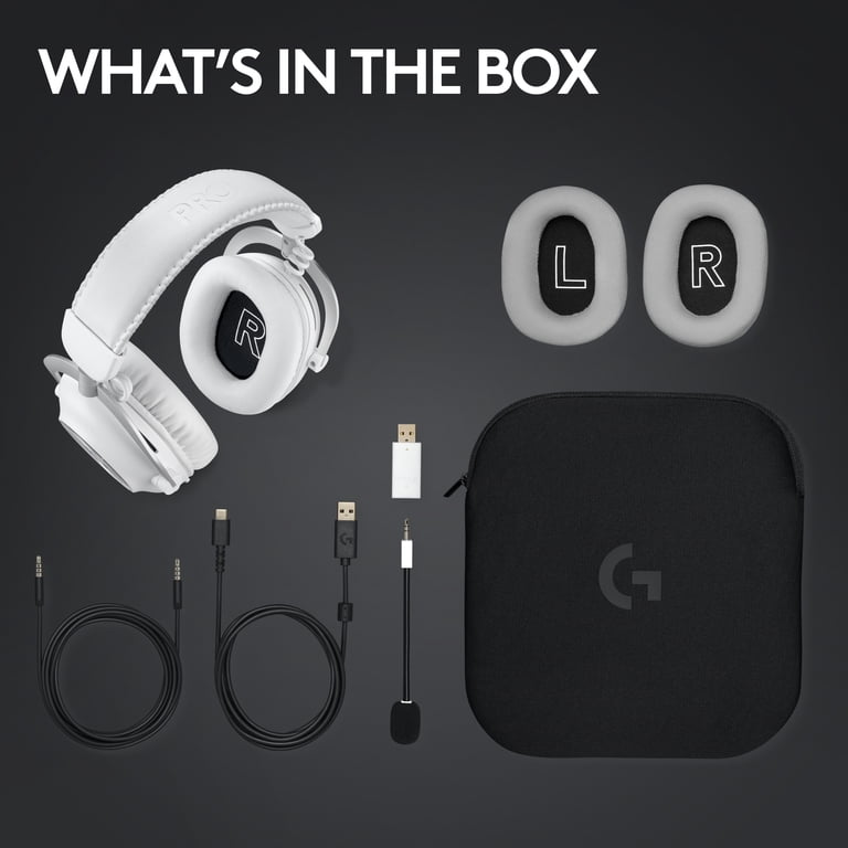 Logitech, Wireless Gaming Headset, PRO X 2 LIGHTSPEED, White