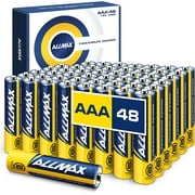 Allmax AAA Maximum Power Alkaline Triple A Batteries (48 Count)  Ultra Long-Lasting, 10-Year Shelf Life, Leakproof Design, 1.5V