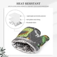 thumbnail image 5 of Disketp Cartoon Dinosaurs Oven Mitts And Potholders Bbq Gloves-Oven Mitts And Pot Holders With Recycled Infill Silicone Non-Slip Cooking Gloves For Cooking Baking Grilling, 5 of 9