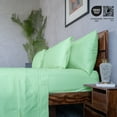 thumbnail image 5 of Home Prides | 300 Thread Count | 100% Cotton 1 Flat QUEEN Sheet (Foam Green) | Sateen Weave | Oeko-Tex Certified, 5 of 6