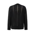 thumbnail image 5 of Idoravan Women's Cardigans Women's Fashion Solid Color Long Sleeve Cardigan Button Sweater, 5 of 5