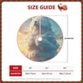 thumbnail image 2 of Sikiie Cute Cloud Cat Nativity Christmas Tree Skirt, Jesus Christian Winter Holiday Tree Mat Decoration(30-48IN)36", 2 of 6