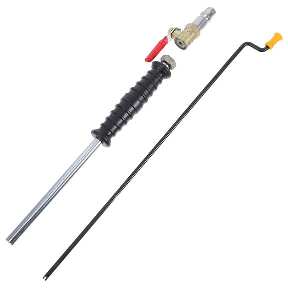 KONTONTY Car Tire Inflation Rod Portable Car Tire Nozzle Pole Replacement Heavy Duty Inflator Stem For Vehicles Air Nozzles Accessories